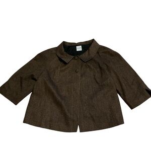 Kate Hill‎ Tweed Brown Jacket